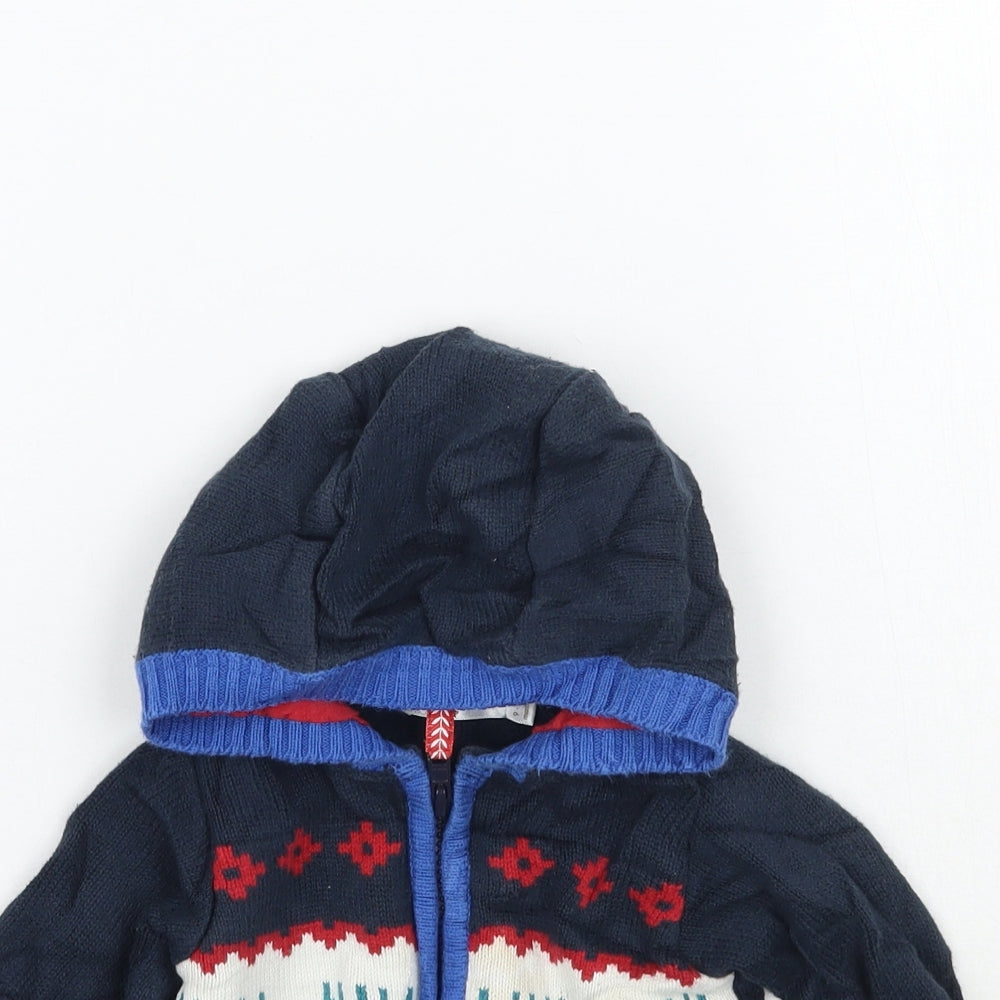 M&Co Boys Blue   Jacket Coatigan Size 9-12 Months