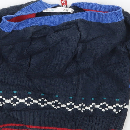 M&Co Boys Blue   Jacket Coatigan Size 9-12 Months