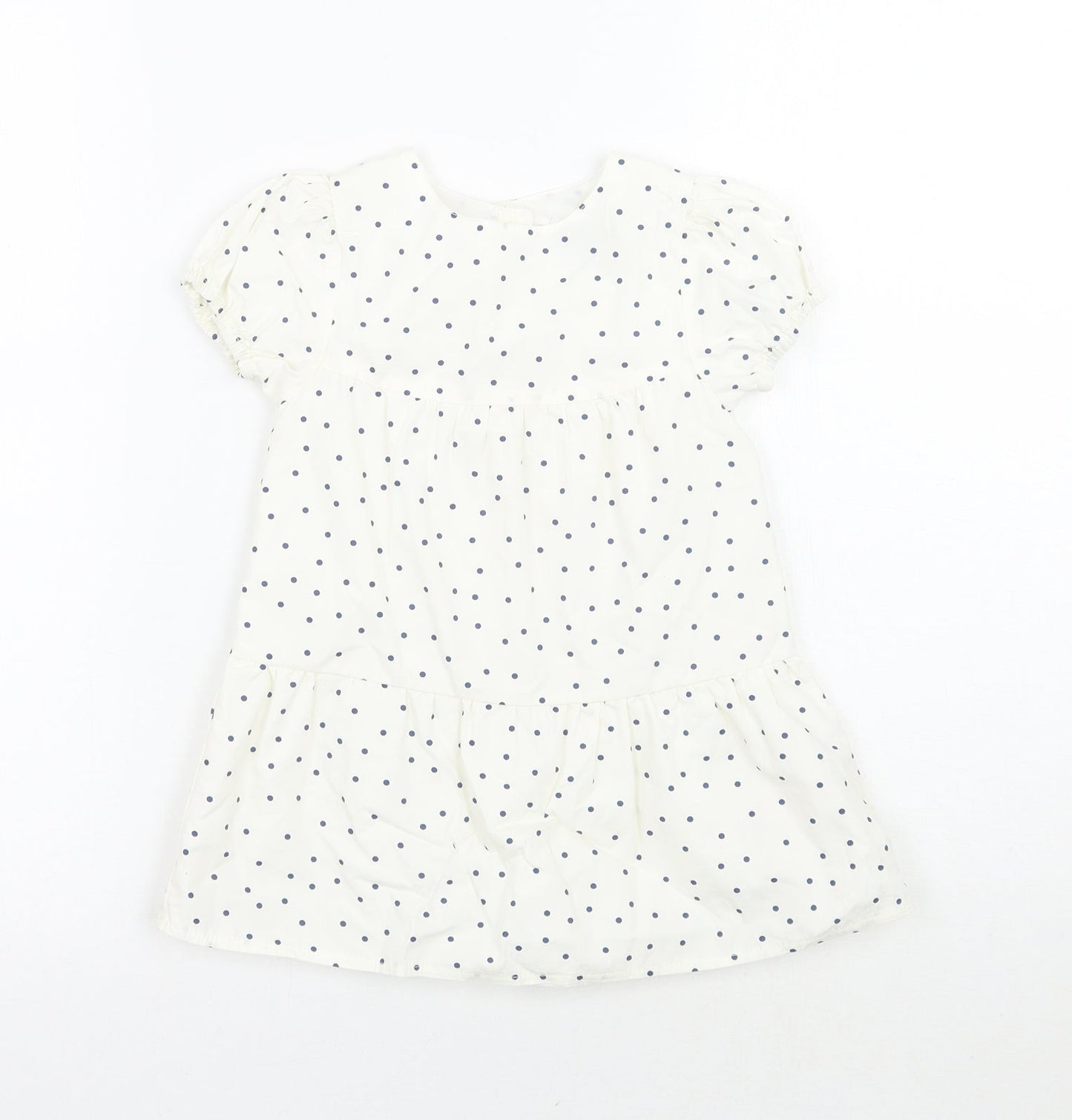 Primark Girls White Polka Dot  A-Line  Size 18-24 Months