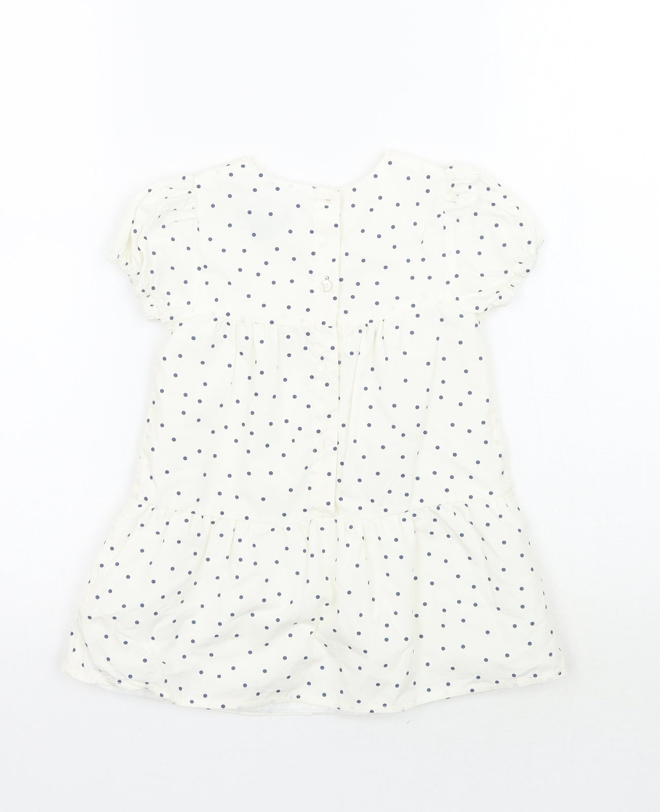 Primark Girls White Polka Dot  A-Line  Size 18-24 Months