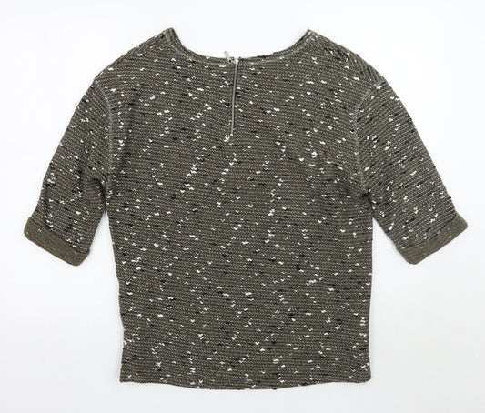 Womens UK Size 14 NEXT Green Pullover Jumper