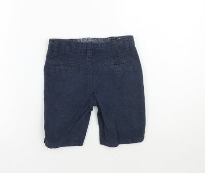 Denim co Boys Blue Polka Dot  Cargo Shorts Size 5-6 Years