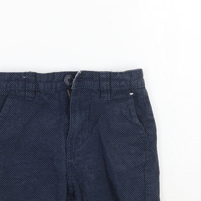 Denim co Boys Blue Polka Dot  Cargo Shorts Size 5-6 Years