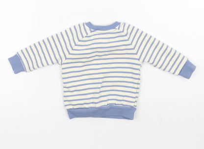 Primark Baby Ivory Striped  Pullover Jumper Size 3-6 Months