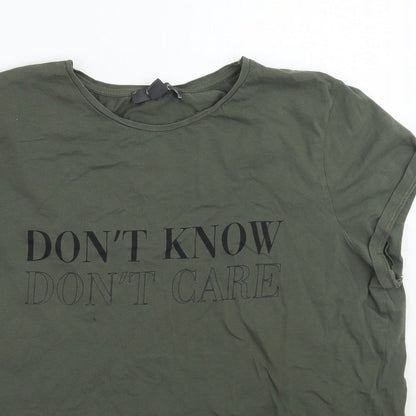 Primark Womens Green   Basic T-Shirt Size L