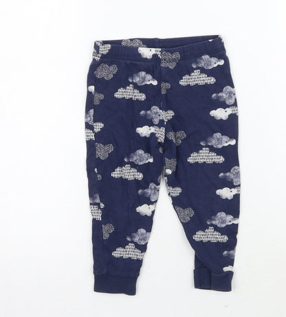 George Girls Blue   Sweatpants Trousers Size 2 Years