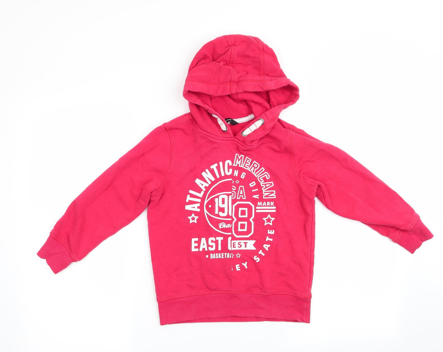 George Boys Red   Pullover Hoodie Size 6-7 Years  - Atlantic Mericans