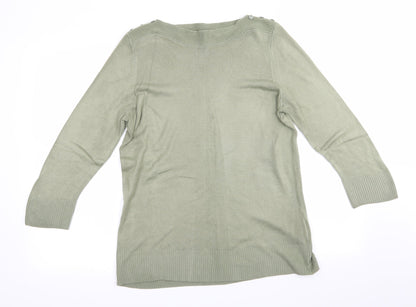 Womens UK Size 14 Originals Green Pullover Jumper