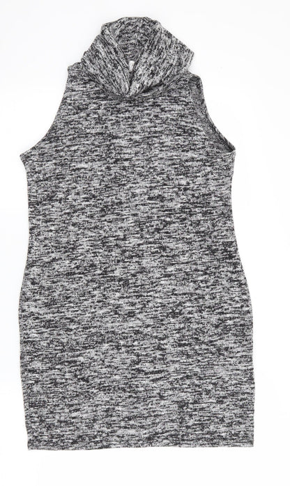 Voulez-Vous Womens Black   Jumper Dress  Size M  - White