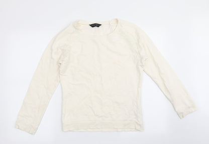 Womens UK Size 12 Dorothy Perkins Ivory Pullover Jumper