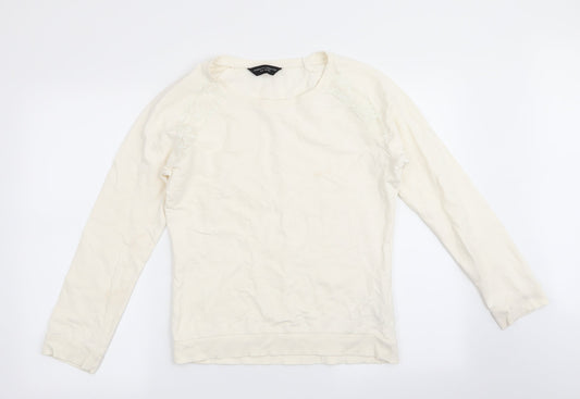 Womens UK Size 12 Dorothy Perkins Ivory Pullover Jumper
