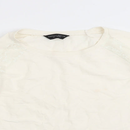 Womens UK Size 12 Dorothy Perkins Ivory Pullover Jumper