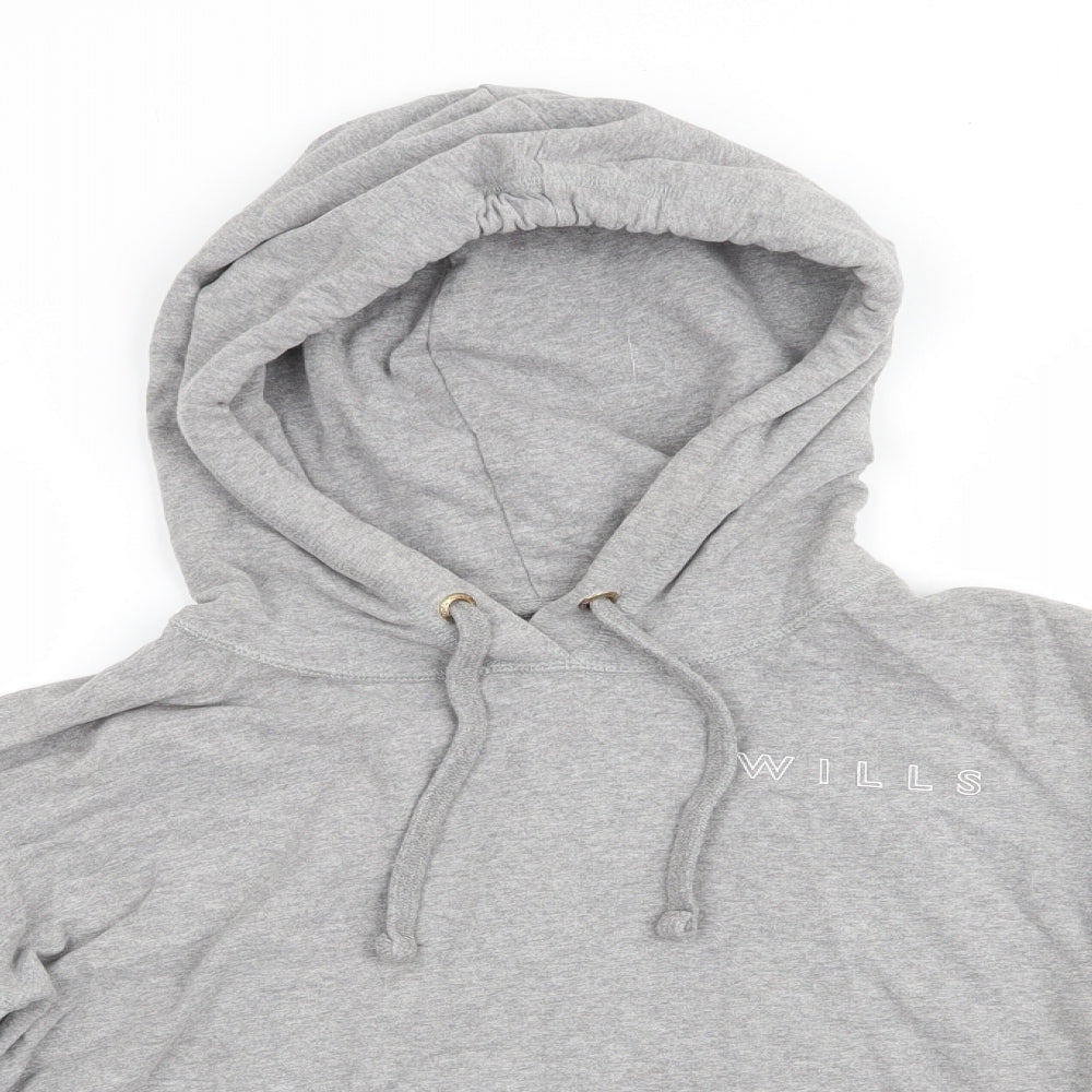 Womens UK Size 8 Jack Wills Grey Pullover Hoodie