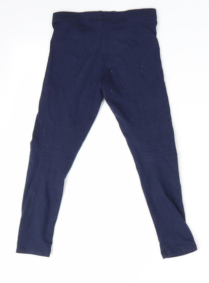 Florence and Fred Girls Blue Animal Print   Pyjama Pants Size 5-6 Years  - Rudolph logo on knees