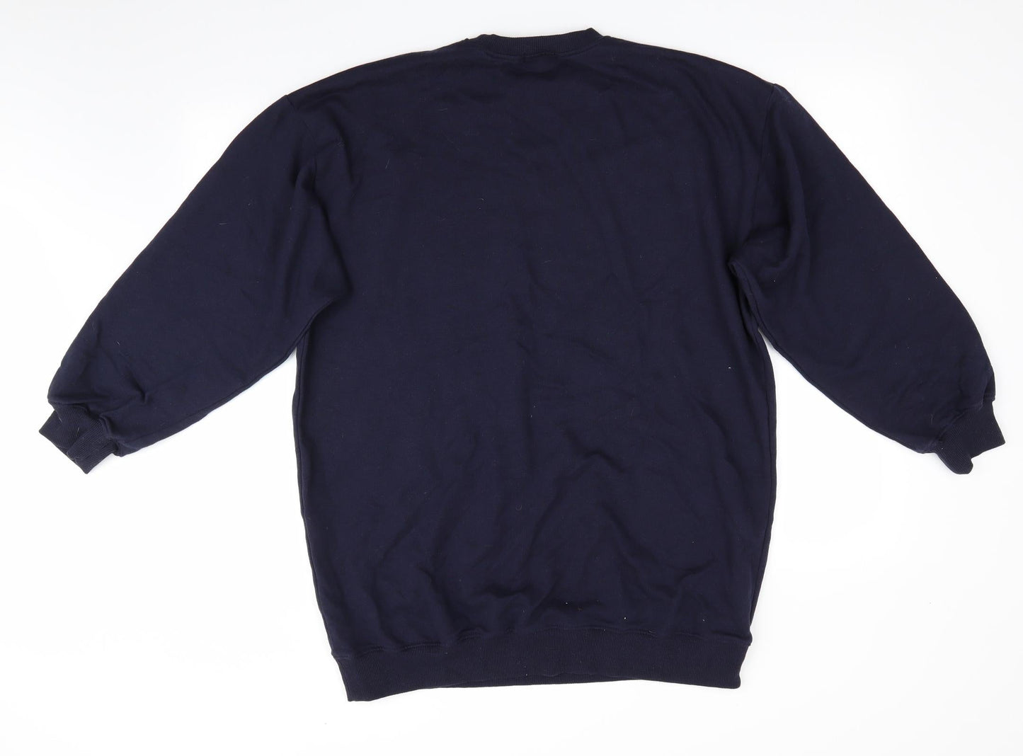 In the Style Womens Blue   Pullover Sweatshirt Size 10  - Longline Sweatshirt