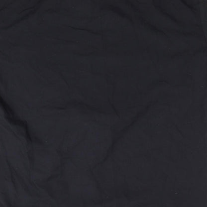 Mens UK Size XL Lorenzzo Black  Button-Up Short Sleeve Casual Shirt