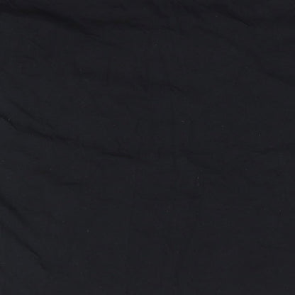 Brand and care label for George women’s black solid pyjama top, size UK 8, - day dreamer