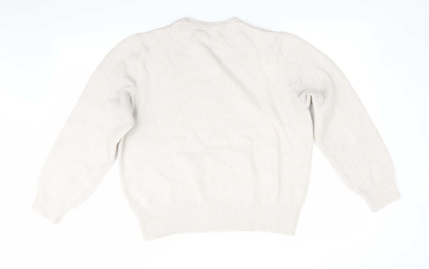 Peacocks Womens Ivory   Pullover Jumper Size M  - Pale Oatmeal Colour
