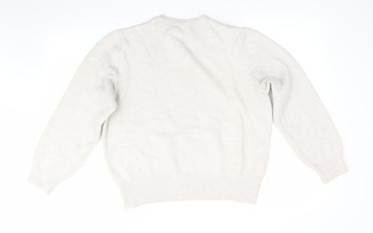 Peacocks Womens Ivory   Pullover Jumper Size M  - Pale Oatmeal Colour