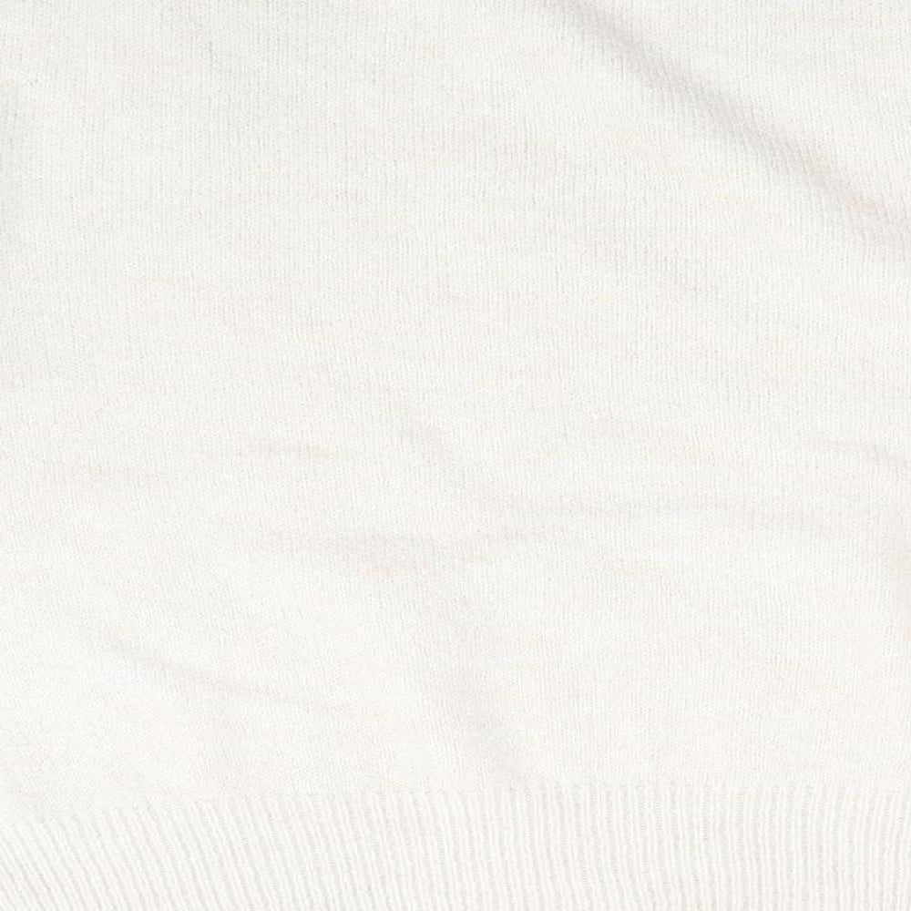 Peacocks Womens Ivory   Pullover Jumper Size M  - Pale Oatmeal Colour