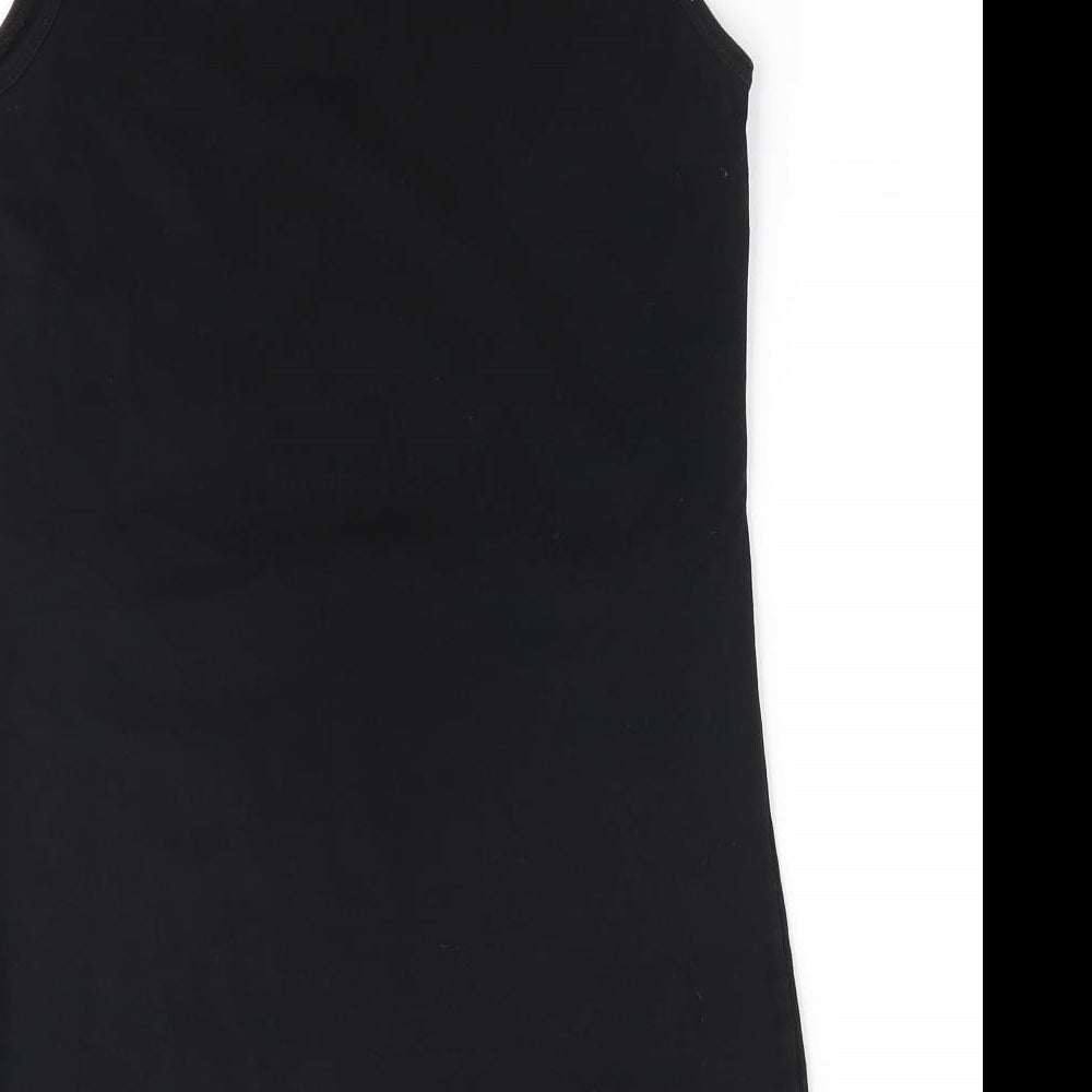 Papaya Womens Black   T-Shirt Dress  Size 10