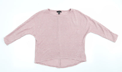 Womens UK Size M New Look Pink Pullover Jumper