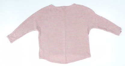 Womens UK Size M New Look Pink Pullover Jumper
