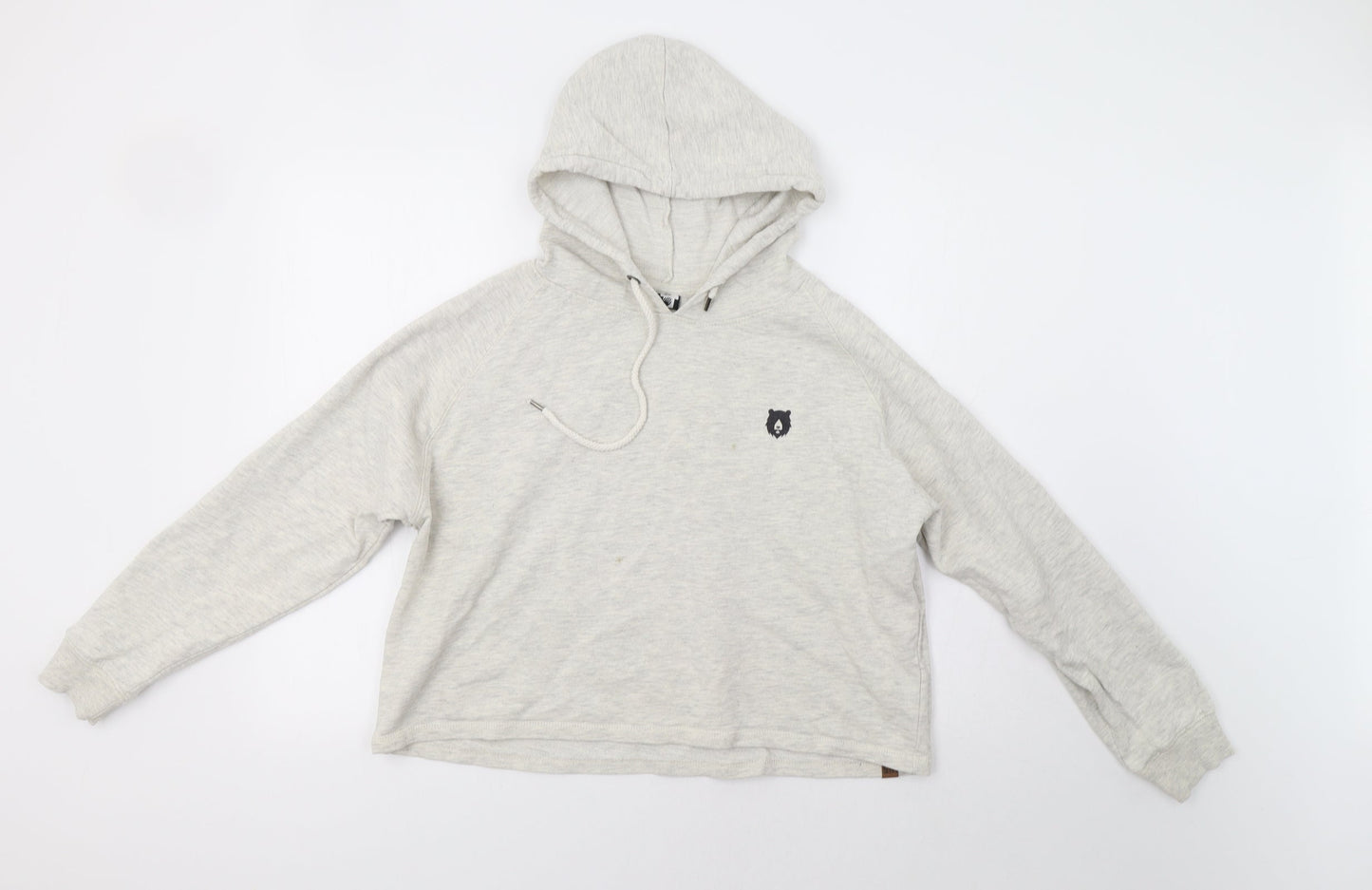 Womens UK Size S Hi5 Grey Pullover Hoodie