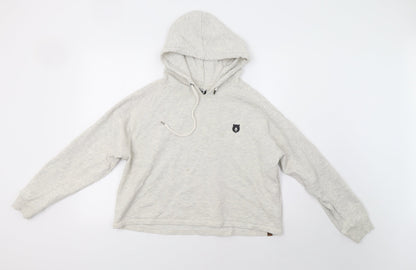 Womens UK Size S Hi5 Grey Pullover Hoodie