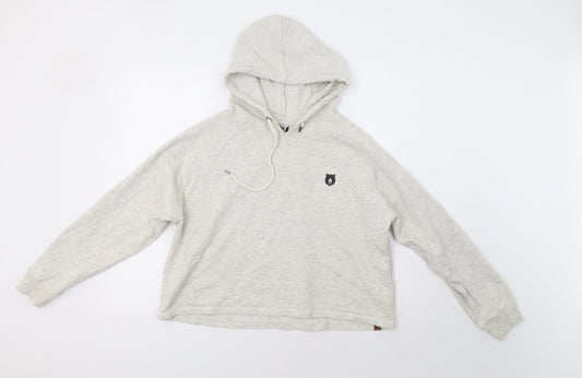 Womens UK Size S Hi5 Grey Pullover Hoodie