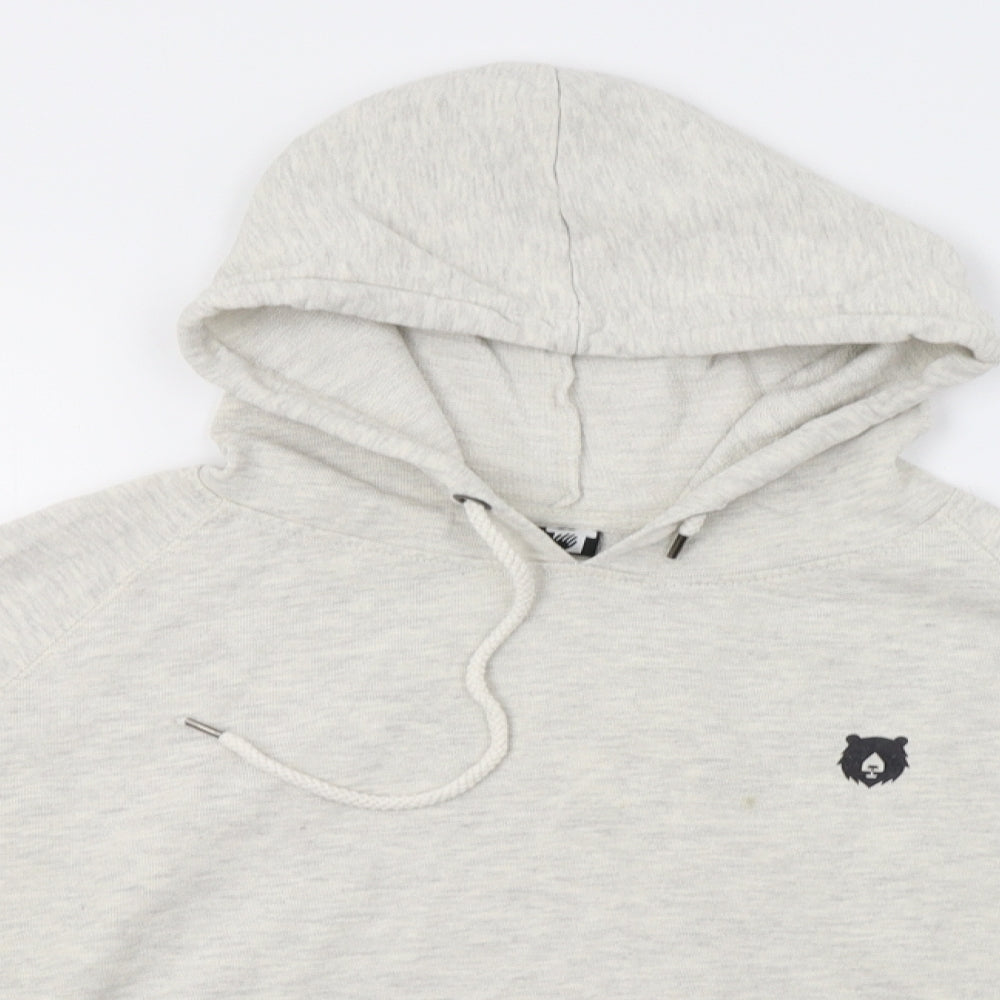 Womens UK Size S Hi5 Grey Pullover Hoodie