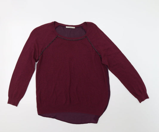 George Womens Purple   Pullover Jumper Size 12