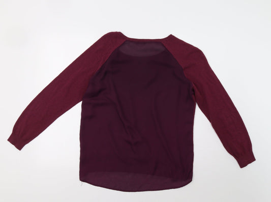 George Womens Purple   Pullover Jumper Size 12
