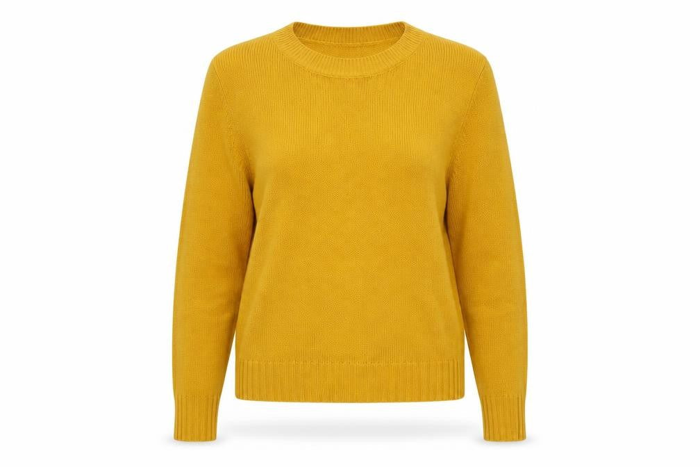 H&M Womens Yellow   Pullover Jumper Size S