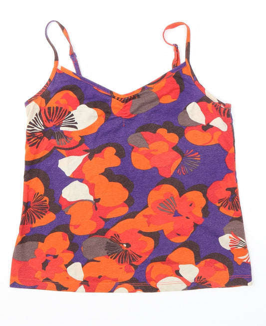 George Womens Multicoloured Floral  Camisole Blouse Size 12