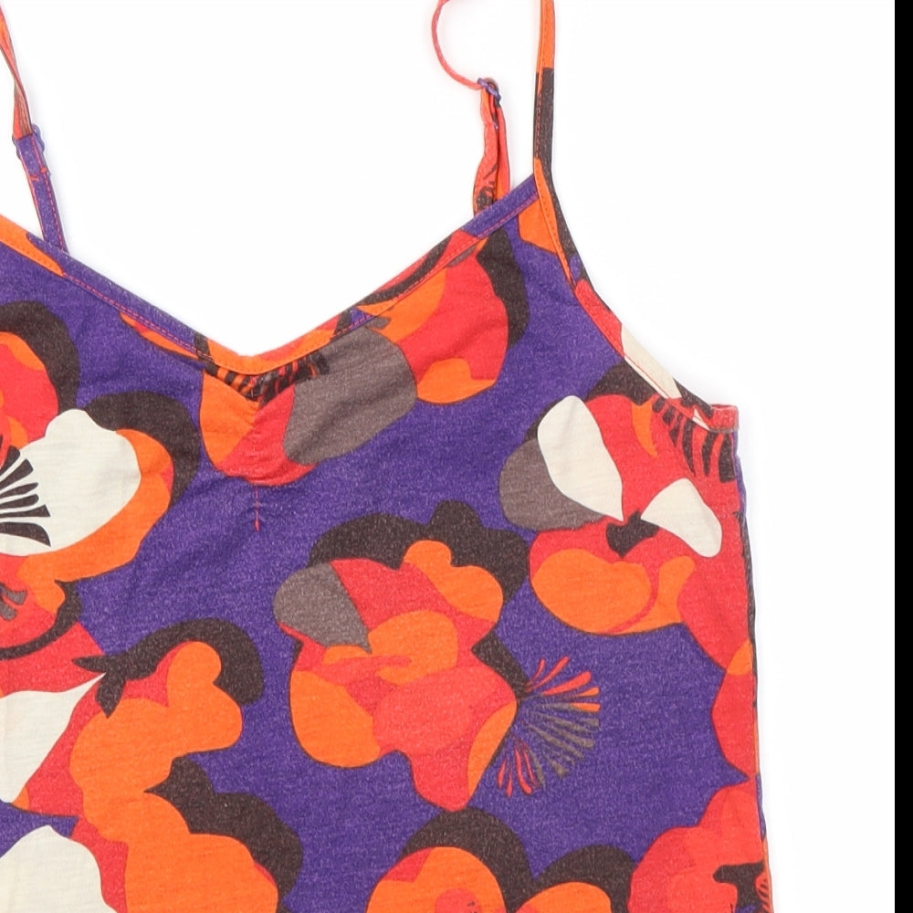 George Womens Multicoloured Floral  Camisole Blouse Size 12