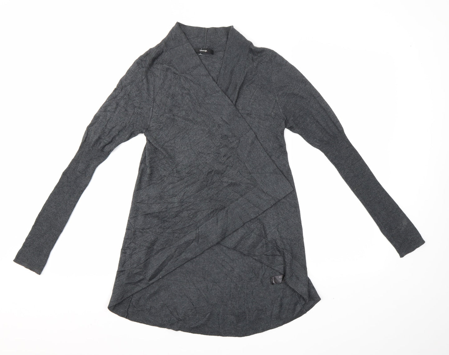 George Womens Grey   Cardigan Jumper Size 8