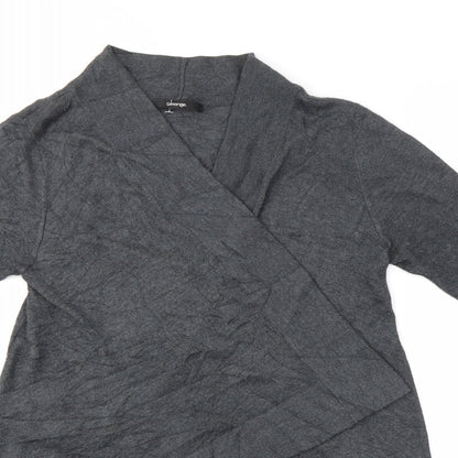 George Womens Grey   Cardigan Jumper Size 8