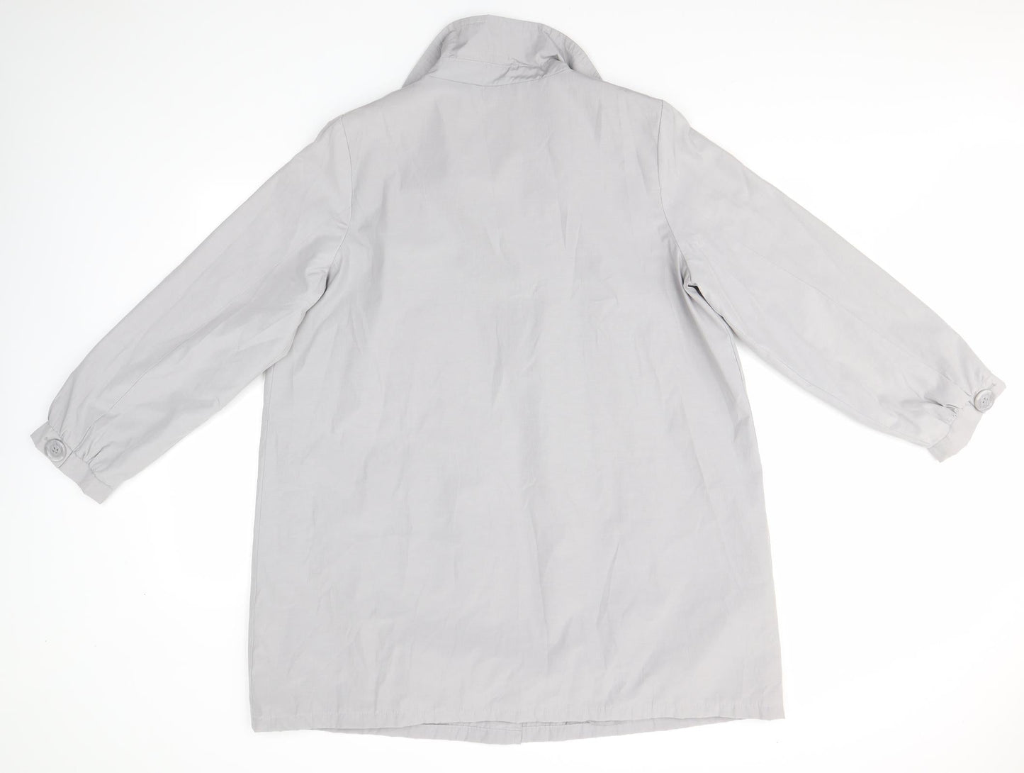 Womens UK Size 16 Casual Comfort Grey Overcoat