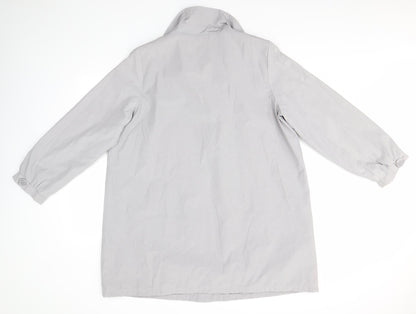 Womens UK Size 16 Casual Comfort Grey Overcoat