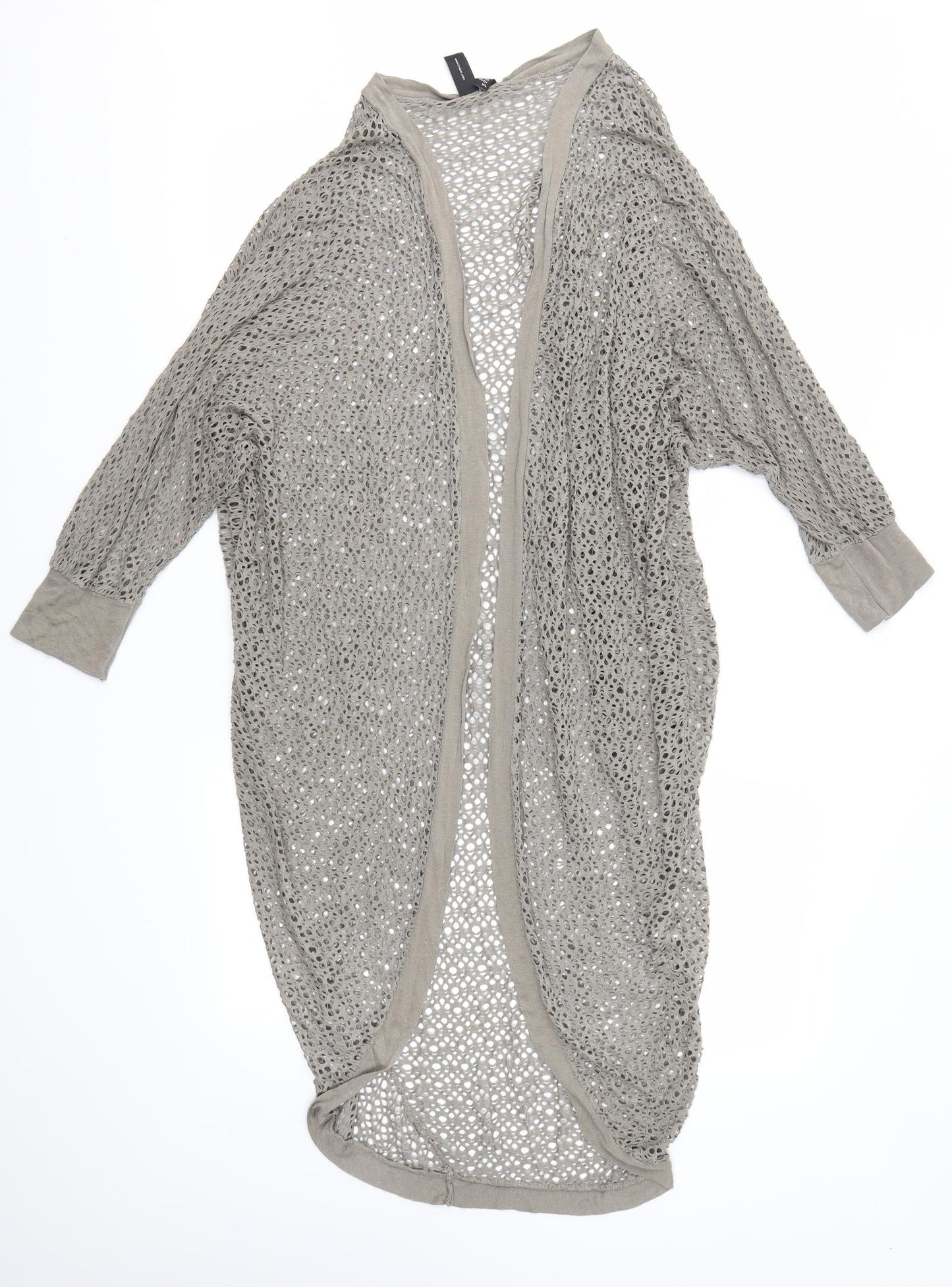 Womens UK Size 10 Izabel LONDON Grey Cardigan Jumper