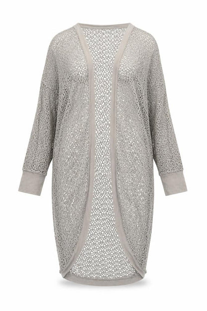 Womens UK Size 10 Izabel LONDON Grey Cardigan Jumper