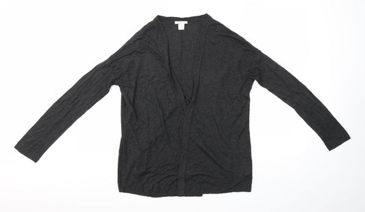 H&M Womens Grey   Cardigan Jumper Size M