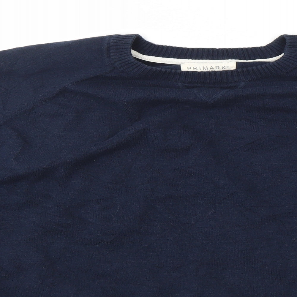 Primark Mens Blue   Pullover Jumper Size XL