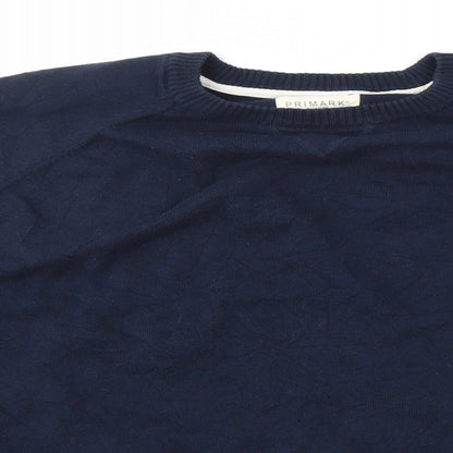 Primark Mens Blue   Pullover Jumper Size XL