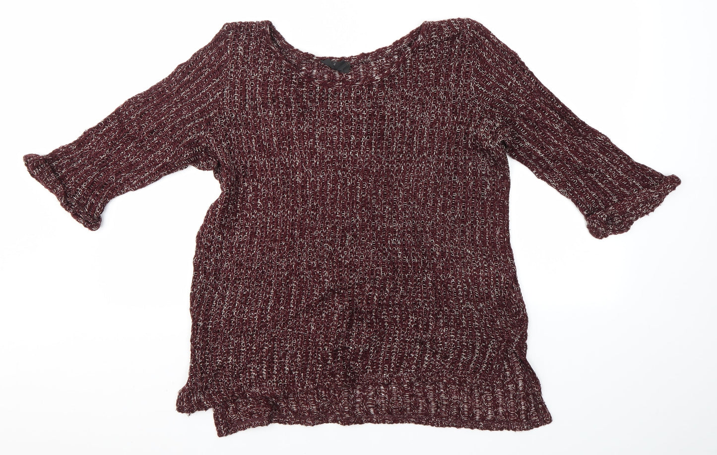 Womens UK Size 8 Topshop Brown Pullover Jumper