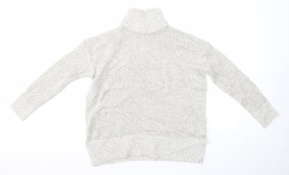 Womens UK Size S New Look Grey Pullover Jumper