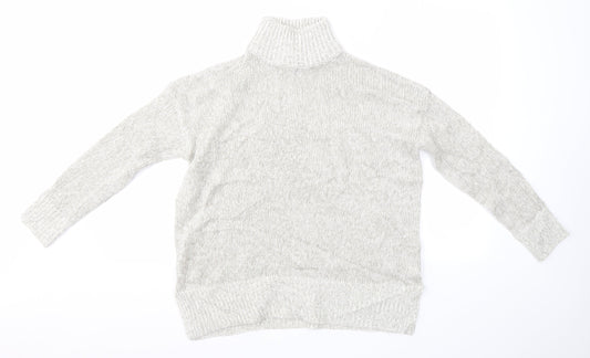 Womens UK Size S New Look Grey Pullover Jumper