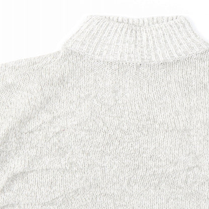Womens UK Size S New Look Grey Pullover Jumper