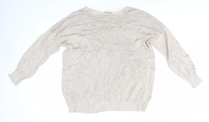 Womens UK Size M Wallis Gold Pullover Jumper